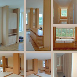 collagefoto van interieur